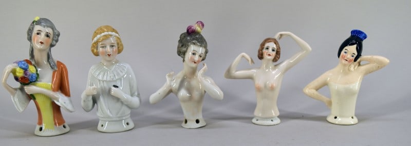 Early 20th Century German Half Dolls (1 of 4)