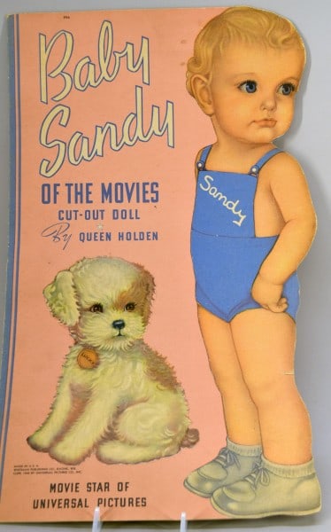 1940 Whitman Publishing Baby Sandy Pre-cut Book (1 of 2)