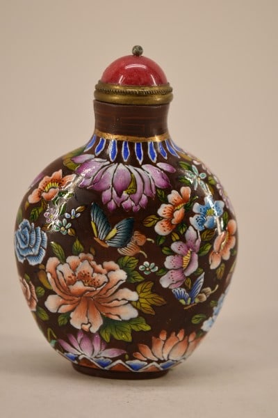 Peking Glass Enamel Snuff Bottle (1 of 3)