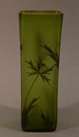 Bohemian Iridescent Art Glass Vase