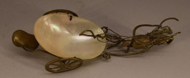 Antique French Palais Royal Ormolu Pony Cart (1 of 3)