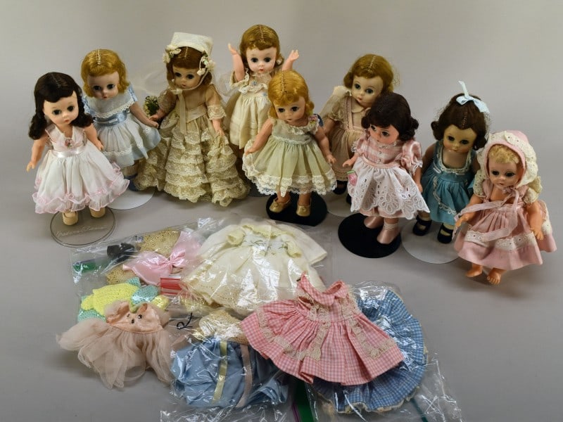 Eight Vintage Madame Alexander Dolls & Clothing (1 of 7)