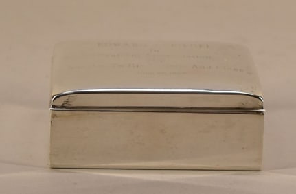 Sterling Silver Poole Trinket Box