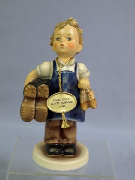 Goebel Hummel Boots #143: Mark 7, 6.5", in original box