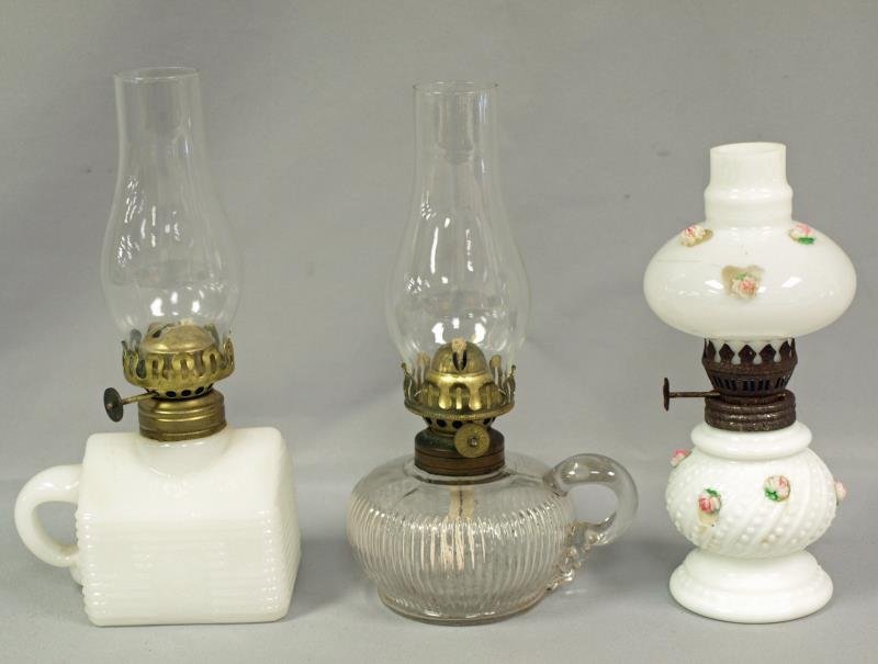 Three Small Oil Lamps (1 of 1)