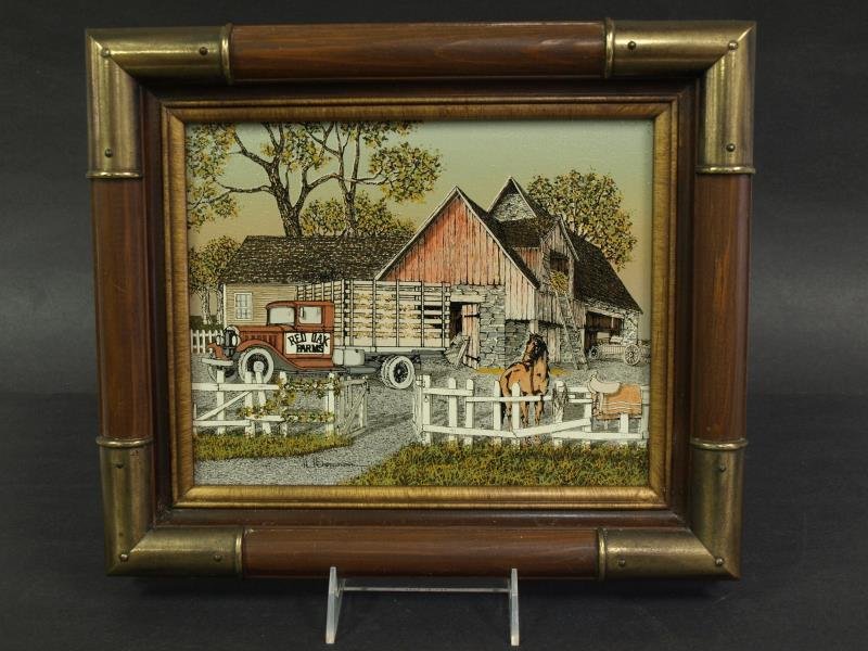 H. Hargrove Giclee Framed Oil (1 of 1)