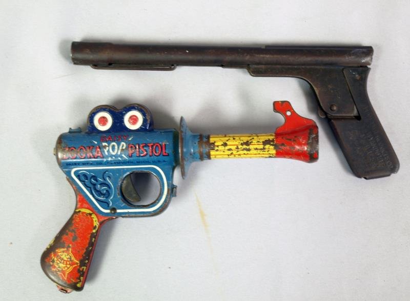 Daisy Buck Rogers Gun: In rough condition, together with another Daisy gun