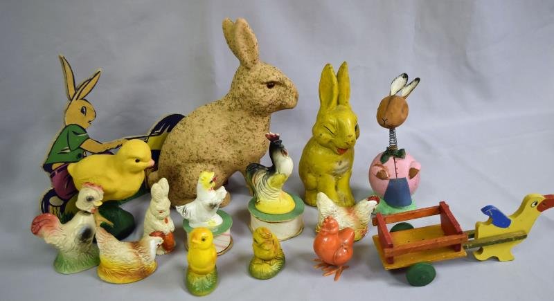 Collection of Vintage Easter Figurines (1 of 1)