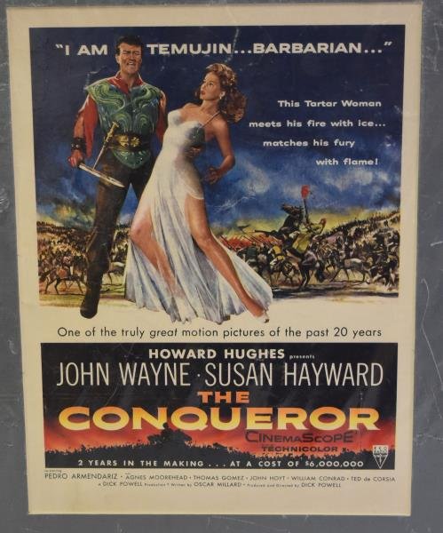 Vintage "Conqueror" Movie Poster (1 of 1)