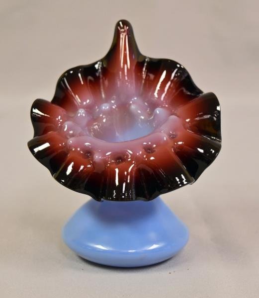 Antique Jack in the Pulpit Cased Art Glass Vase (1 of 1)