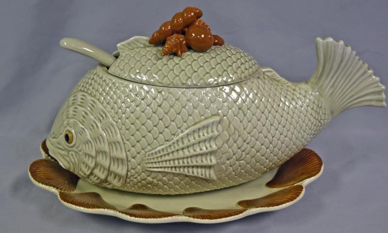 Fitz & Floyd Fish Tureen (1 of 1)
