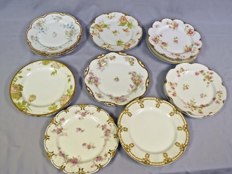 Collection of Haviland Limoges Dinner Plates (1 of 1)