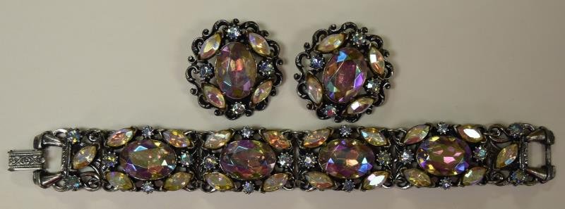 1950's Demi-Parure Rhinestone Set (1 of 2)