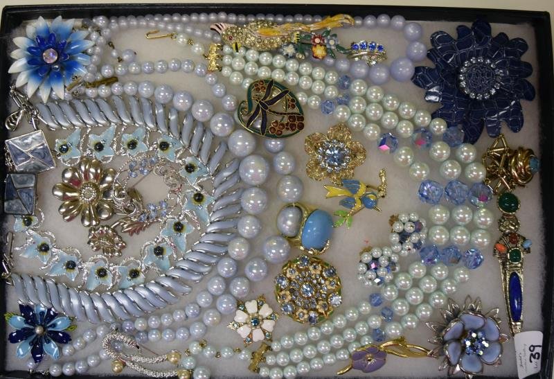 Collection of Light Blue Costume Jewelry (1 of 2)