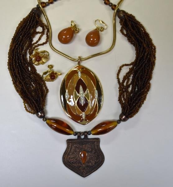 Circa 1970's Eisenberg Pendant Necklace (1 of 2)