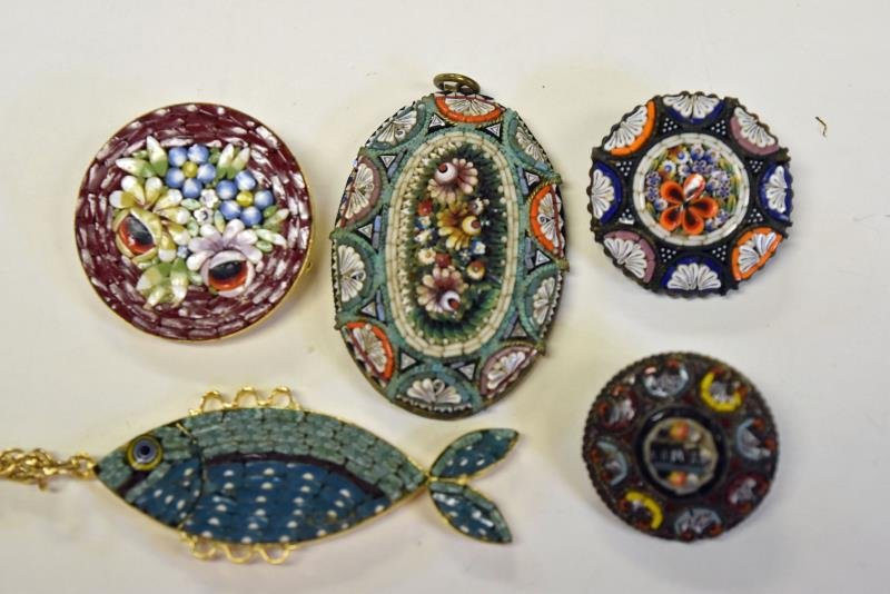 A Group of Italy Micro Mosiac Jewelry (1 of 1)