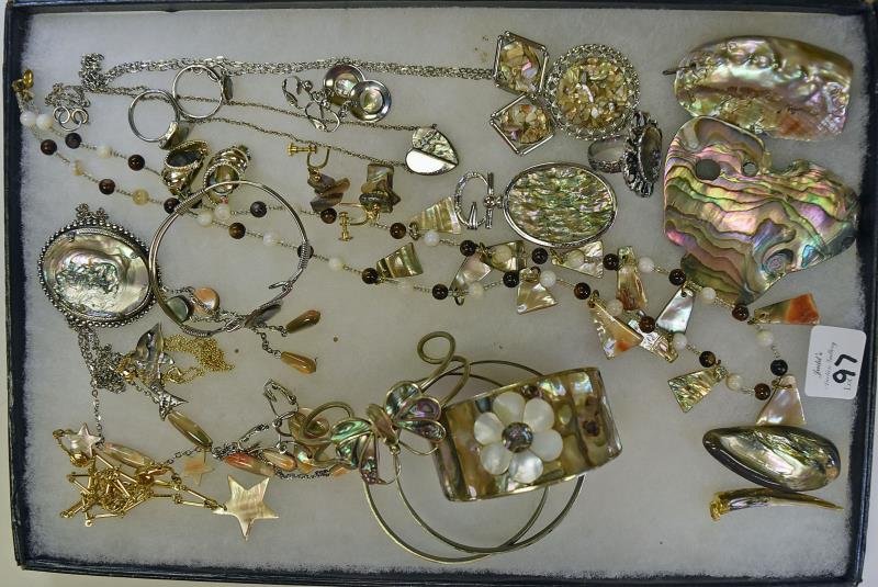 A Group of Abalone Jewelry (1 of 3)