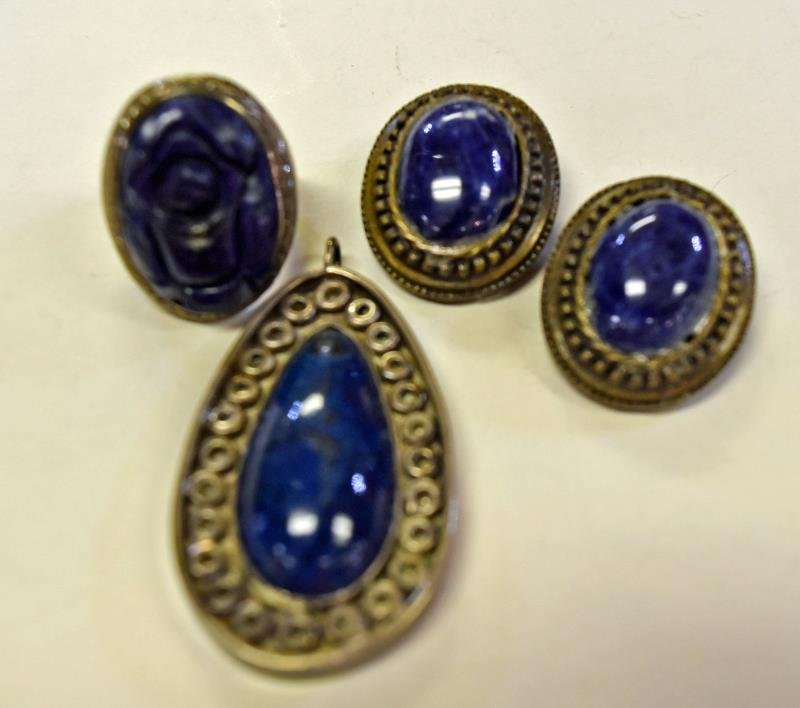 Handcrafted Blue Lapis Jewelry (1 of 2)