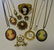 Group of Cameo and Intaglio Costume Jewelry