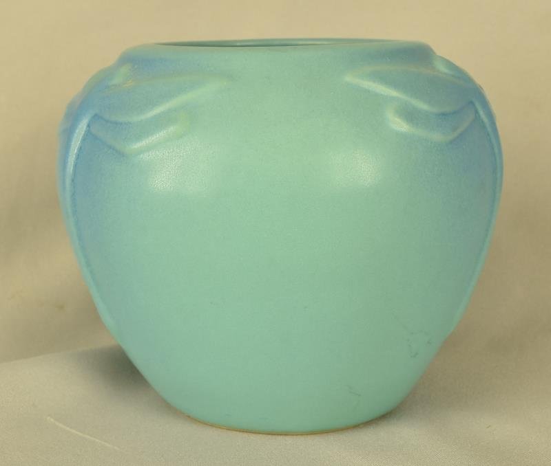 Van Briggle Dragon Fly Rose Bowl (1 of 4)