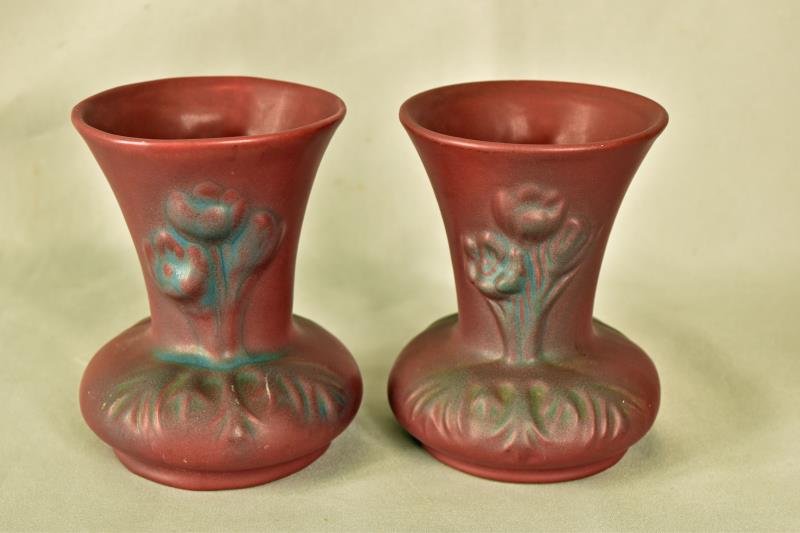Van Briggle Tulip Flower Vases (1 of 3)