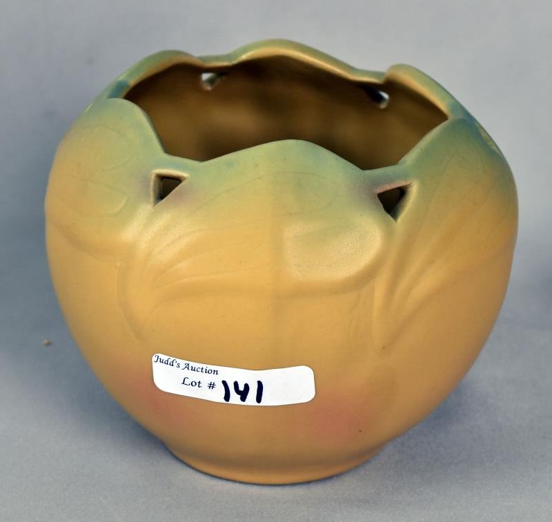 Van Briggle Philodendron Leaf Bowl (1 of 3)