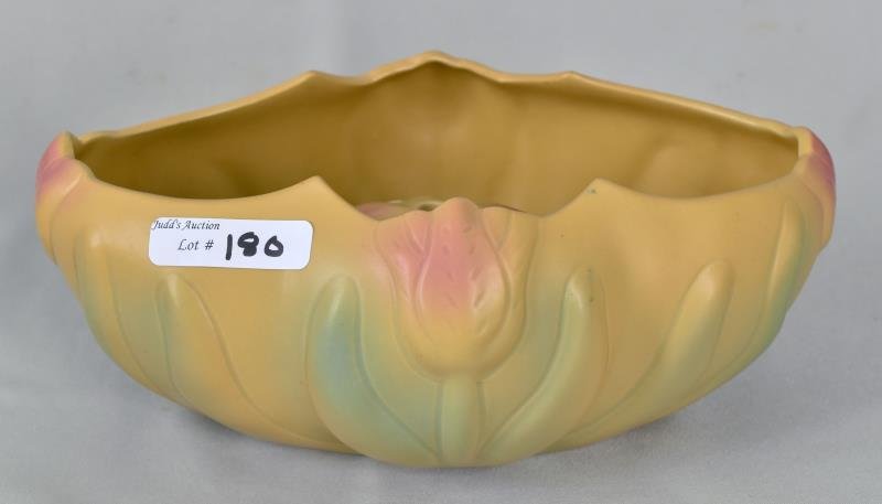 Van Briggle Tulip Bowl & Flower Frog (1 of 4)