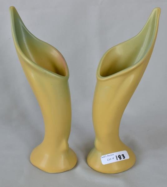Van Briggle Bird of Paradise Vases (1 of 3)