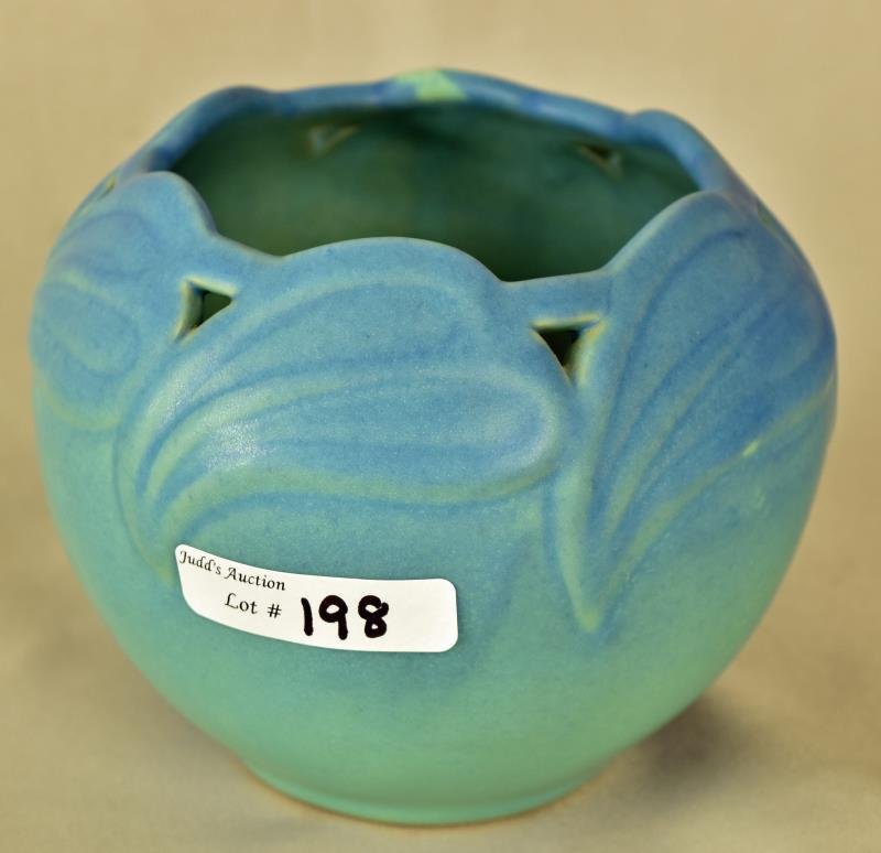 Contemporary Van Briggle Philodendron Vase (1 of 3)