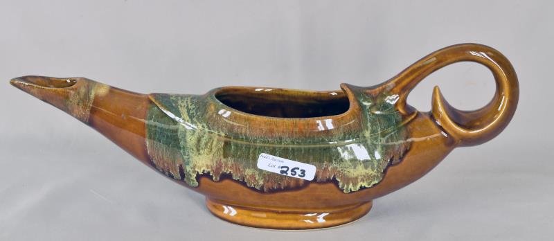 Anna Van Briggle Aladdin Lamp Candle Holder (1 of 4)