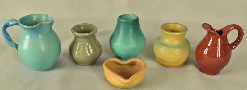Group of Miniature Van Briggle Vases & Pitchers (1 of 3)