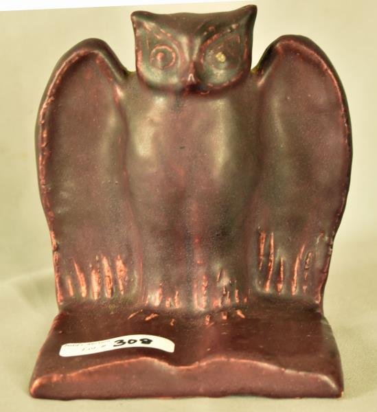 Van Briggle Owl Bookend (1 of 4)