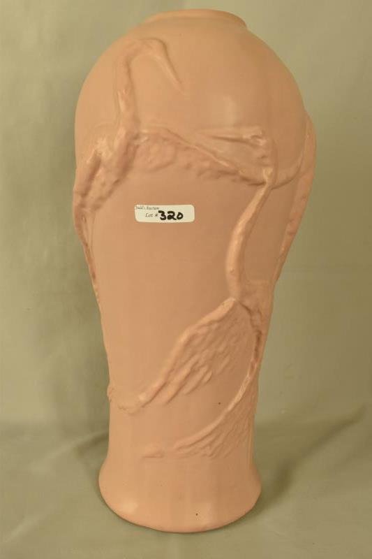 Van Briggle Egret or Crane Vase (1 of 6)