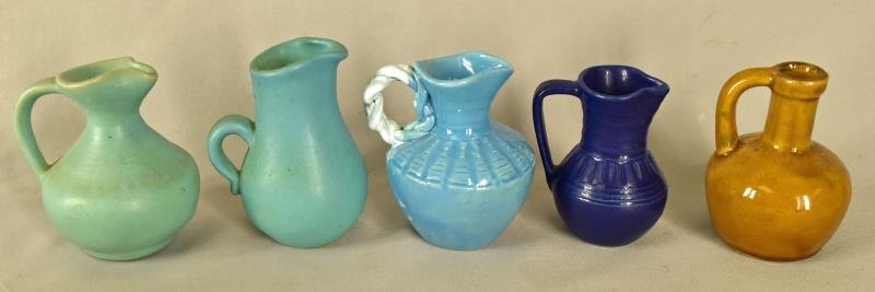 Van Briggle Miniature Pottery Pitchers (1 of 2)