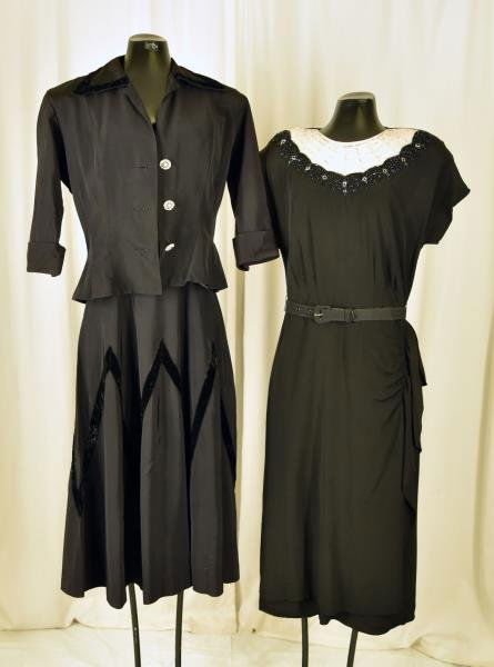 Gorgeous 1950s Black Evening Dresses The first one is (1 of 6)