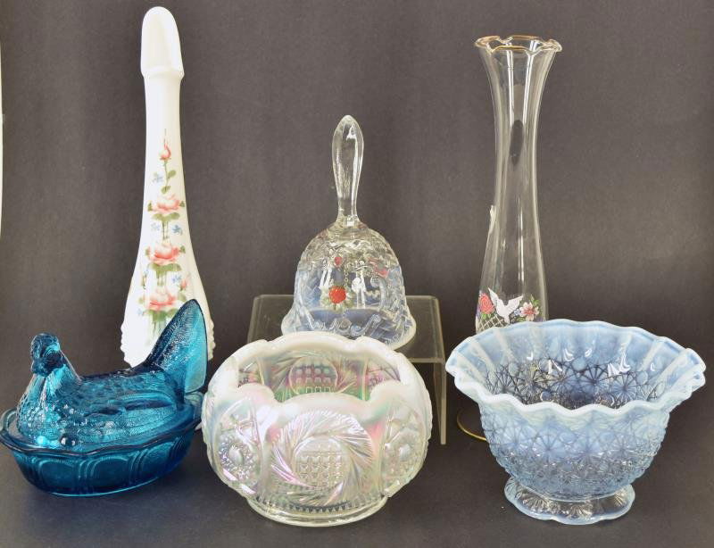 Group of Fenton Art Glass Consisting of two bud vase, (1 of 1)