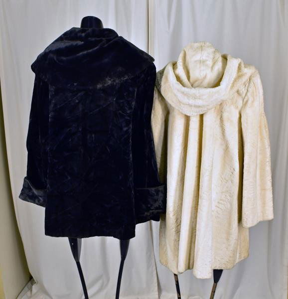 Sheared Beaver & Rabbit Coat Consisting of a cream (1 of 6)