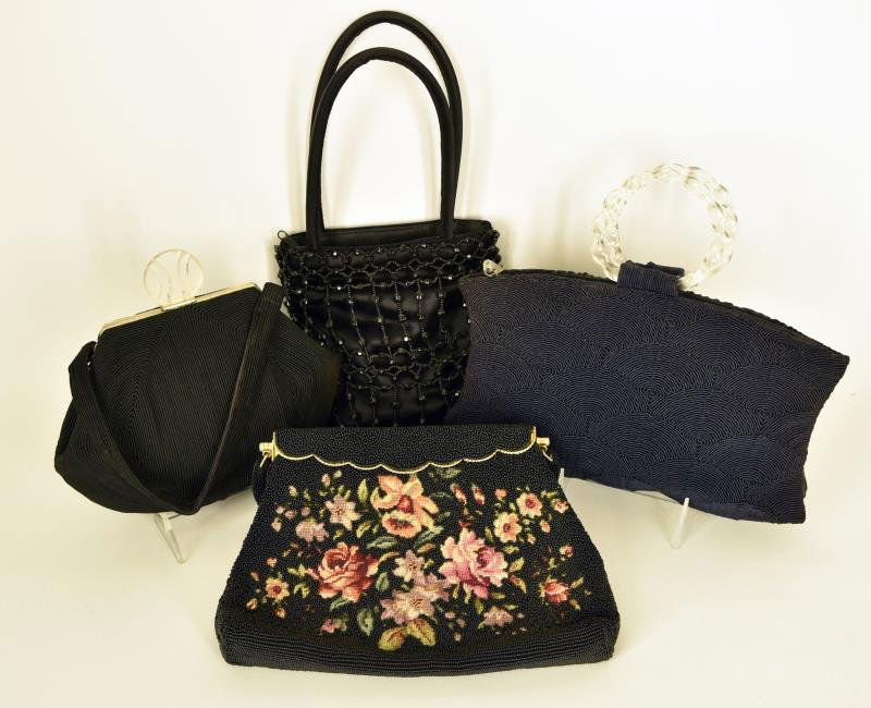 Group of Four Vintage Handbags Consisting of two with (1 of 3)