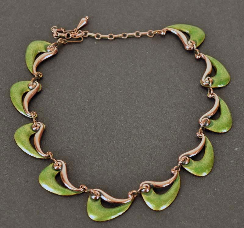 Matisse Enamel & Copper Necklace (1 of 3)
