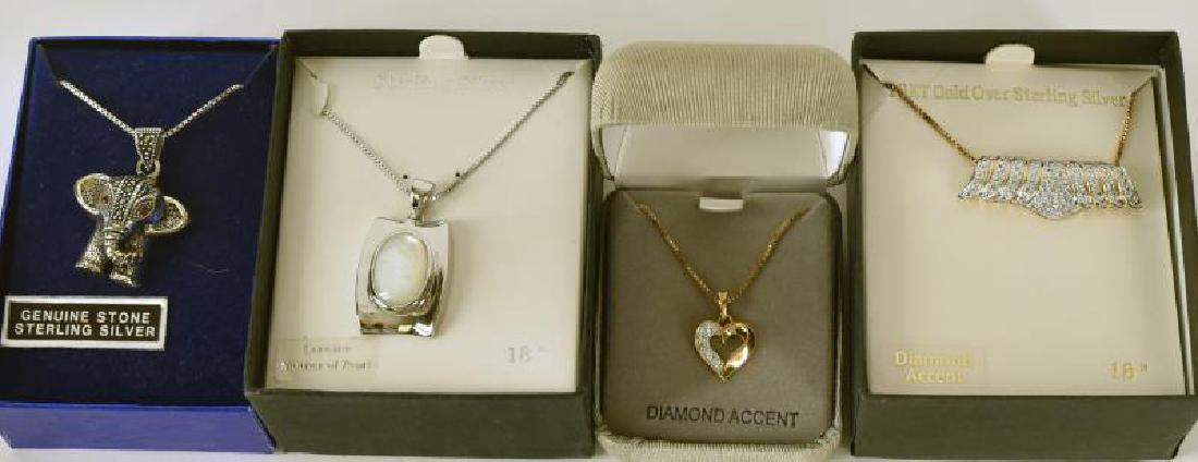 Collection Of Four Sterling Silver Necklaces (1 of 3)