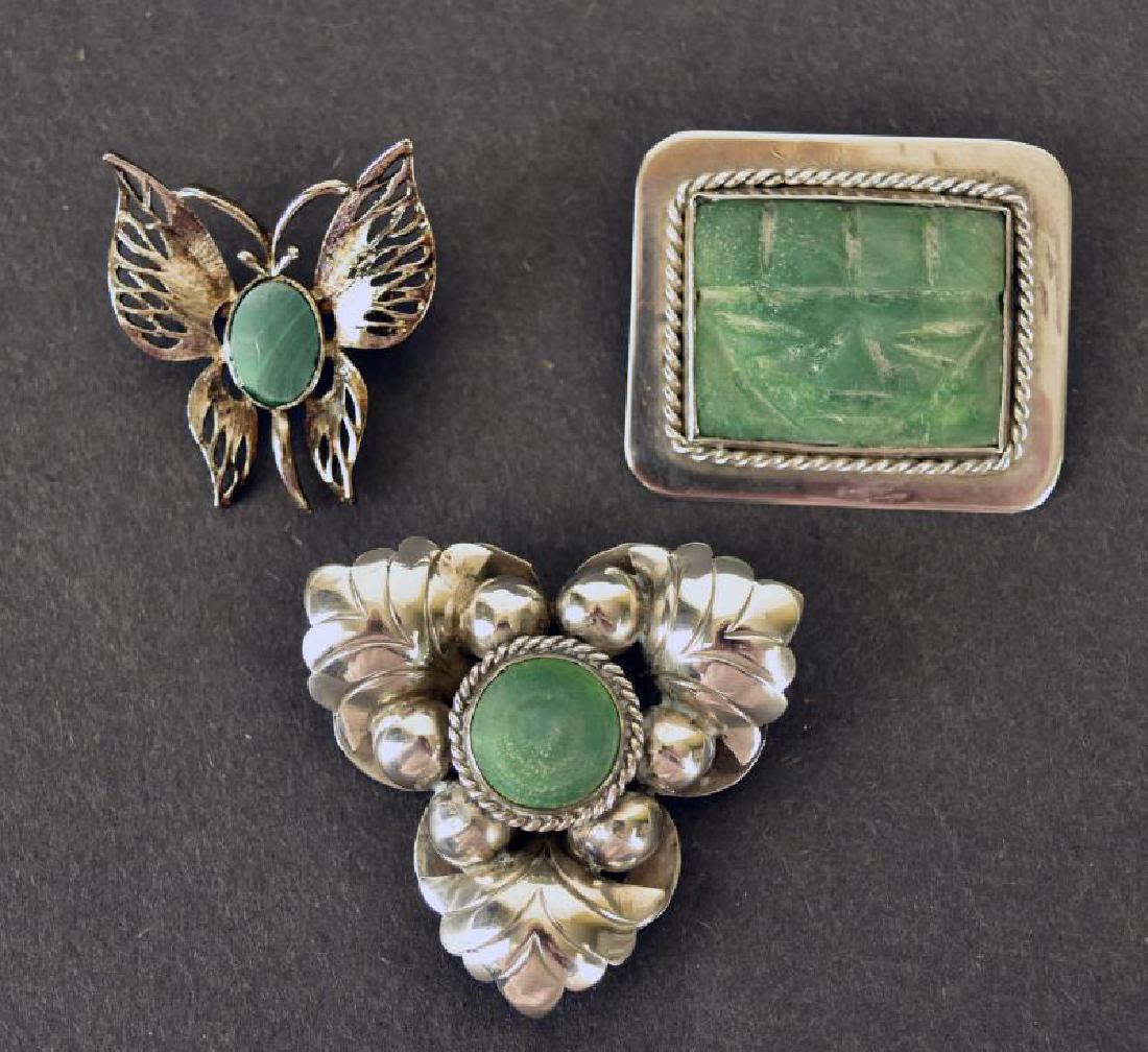 Three Mexican Sterling Pins (1 of 1)