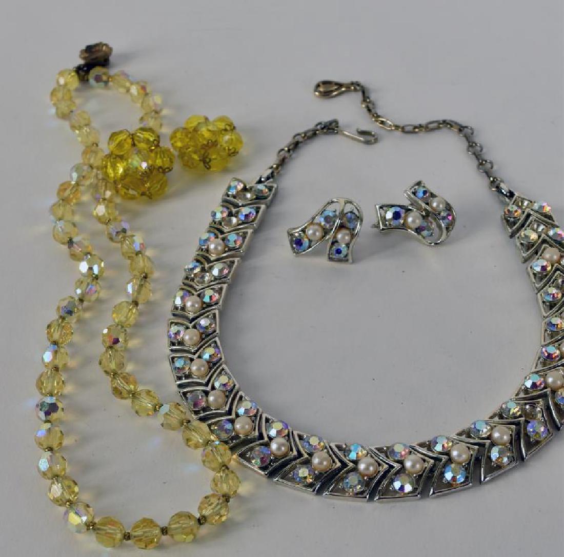 Two Demi-parure Rhinestone Sets (1 of 3)