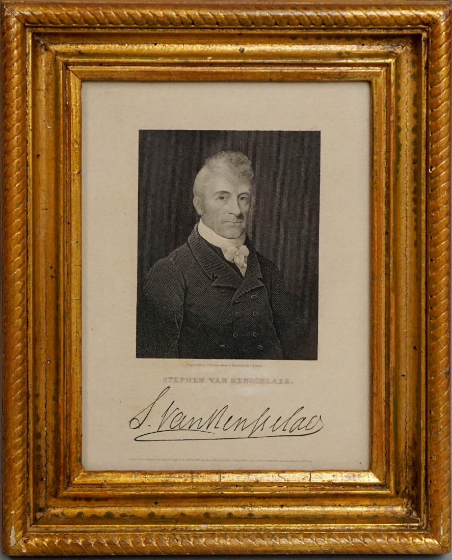 G. PARKER (19TH CENTURY) PORTRAIT OF STEPHEN VAN (1 of 3)