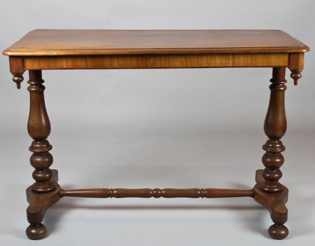 AMERICAN MAHOGANY CONSOLE TABLE, MID-19TH CENTURY (1 of 1)