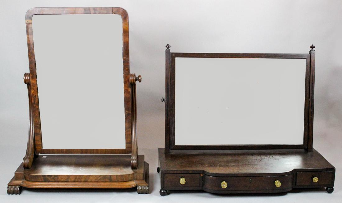 REGENCY MAHOGANY DRESSING MIRROR AND EMPIRE MAHOGANY (1 of 2)
