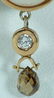 19: 14K ROSE GOLD PEARL & COGNAC DIAMOND EARRINGS - 5