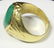 126A: CHINESE 22K YELLOW GOLD APPLE GREEN JADE - 2