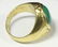 126A: CHINESE 22K YELLOW GOLD APPLE GREEN JADE - 3