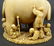 167: ANTIQUE CHINESE CARVED IVORY ELEPHANT GROUP - 4