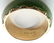 687: 14K YELLOW GOLD AND GEM JADE CHINESE BAND RING - 4